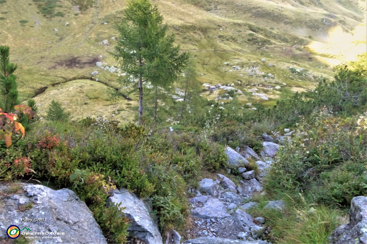 96 Discesa al Piano dell'Acqua Nera (1780 m).JPG